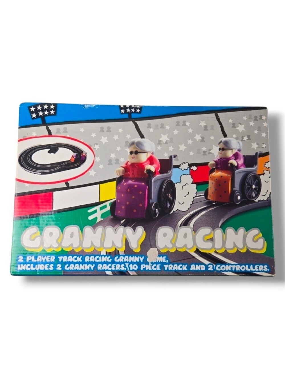 Granny Racing RC Game - Jumpin' Banana, 10 Piece Track, Controllers